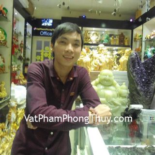 Anh Kin - Khách hàng mua chuỗi Tỳ hưu kim sa S008 và vòng tay thạch anh hồng ưu linh S989-3445