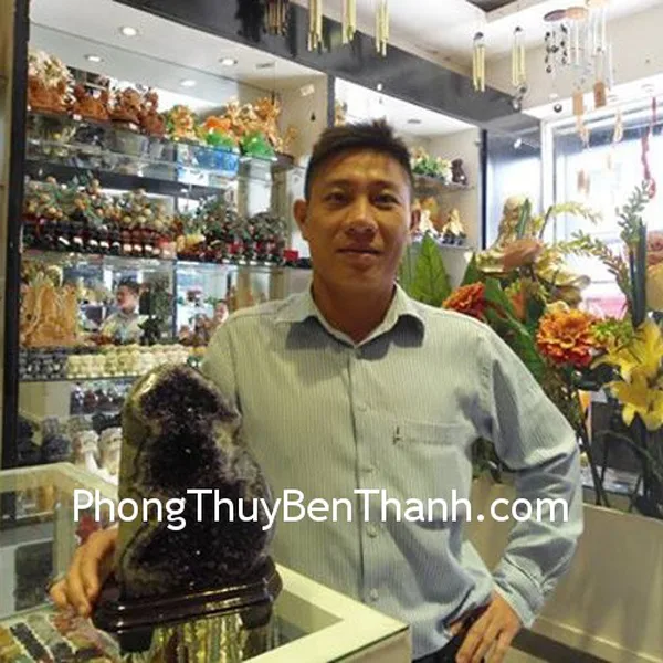Anh Duy - khách hàng mua bông thạch anh tím H082-20012