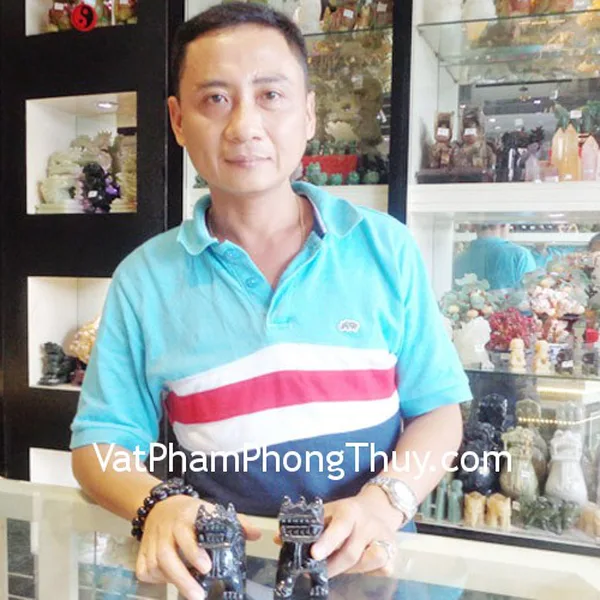 Anh Đương - khách hàng mua Cặp Tỳ hưu Bắc Kinh đen chuẩn BKD-S, Chuỗi Tỳ hưu Hắc ngà S6008