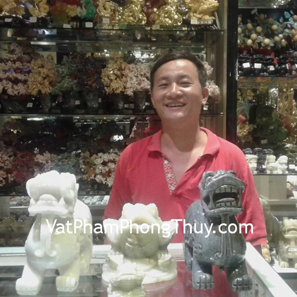 Anh Hải - khách hàng mua Tỳ Hưu đen khủng BKD-L, Tỳ Hưu trắng khủng BKT-L, Thiềm Thừ Cẩm Thạch Tây Tạng khủng CTT-L, Thiềm Thừ Cẩm Thạch Tây Tạng chuẩn CTT-S