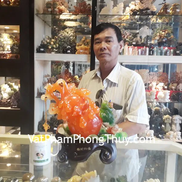 Chú Sơn - khách hàng mua Hồ lô chiêu tài nạp phước E225