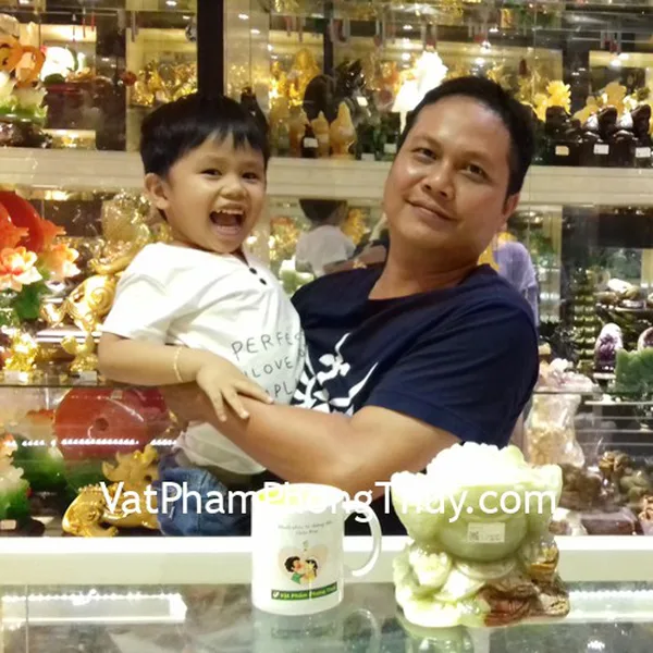 Anh Thật - khách hàng mua Thiềm thừ Cẩm thạch Tây tạngCTT-L