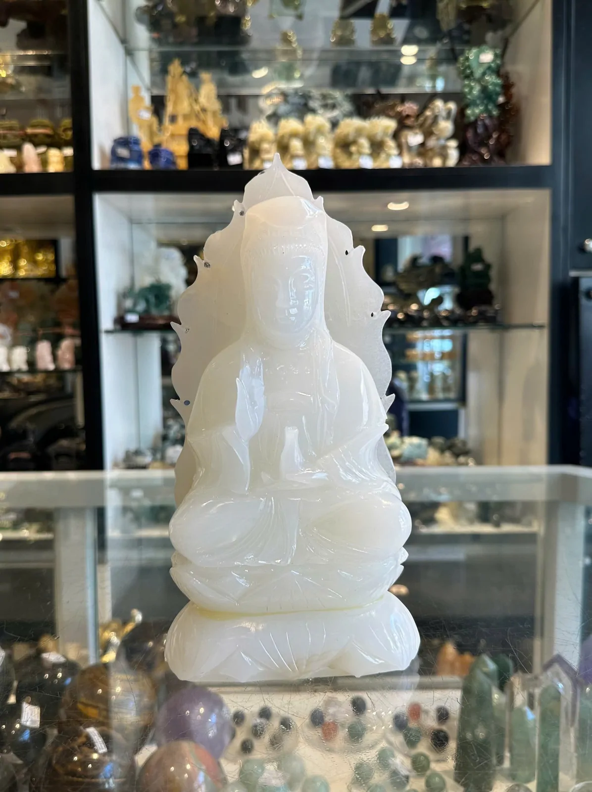 Quan âm bạch ngọc nhỏ - ngồi H044