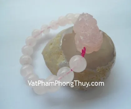 Chuỗi tỳ hưu thạch anh hồng S5021