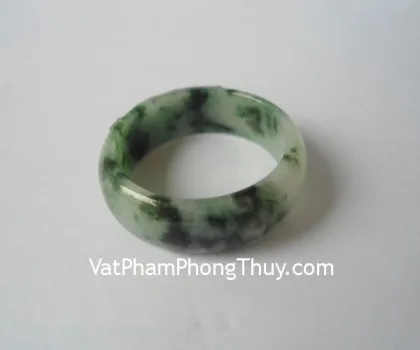 Nhẫn trơn bản dẹp ngọc Myanmar S5019
