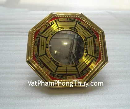 Bát quái bọc nhôm vàng lồi trung- 7in FK1204