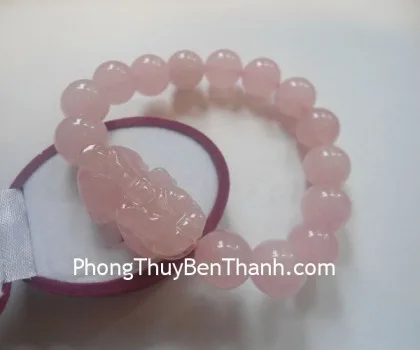Chuỗi Tỳ Hưu đá mã não khói nhỏ-18 hạt S030