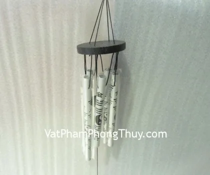 Chuông gió 12 ống ( màu trắng) FCG1227