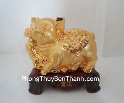 Heo phú túc vàng Y317
