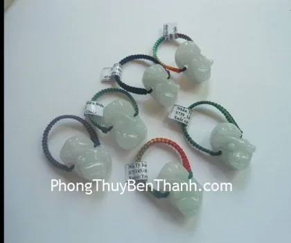 Nhẫn Tỳ hưu đá ngọc Miến Điện 10.5 FS739