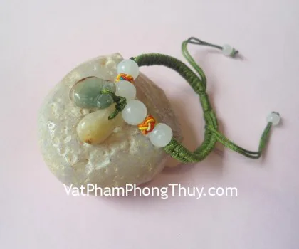 Dây rút 2 hoa Phật 4 hạt FS5028