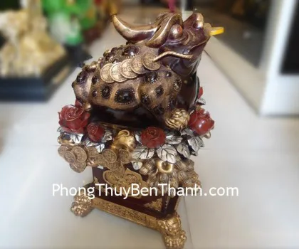 Thiềm thừ phú quý chiêu tài màu đồng FY062