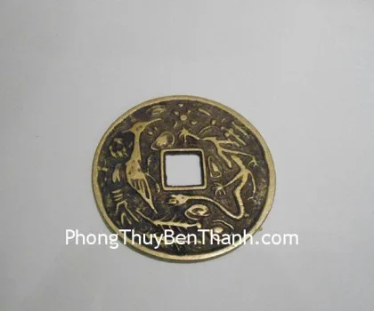 Tiền xu Càn Long trung CC2028