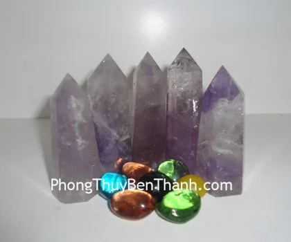 Trụ đá dạ quang xanh FHM056-4-1114