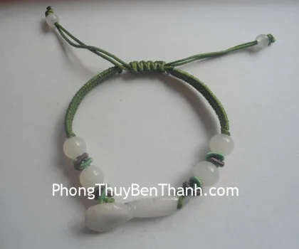 Dây rút gậy như ý-4hạt đá Miến Điện FS168