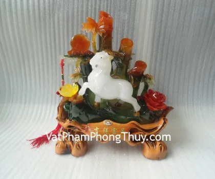 Dê trắng gốc tre xanh - cát tường chiêu tài H092G