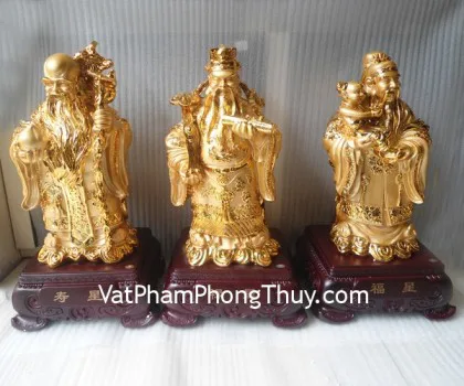 Tượng ông Lộc vàng lớn - Lộc tinh H234G-2