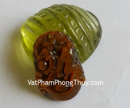 Mặt 12 con giáp ngọc Phỉ Thúy trong (Dậu) FS6886-10