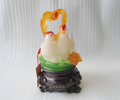 Uyên ương trắng tim hồng - vĩnh kết đồng tâm FH487G