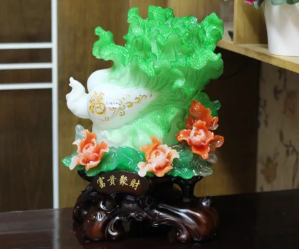 Bắp cải đứng bên mẫu đơn - Phú quý tụ tài/ Phước C161A