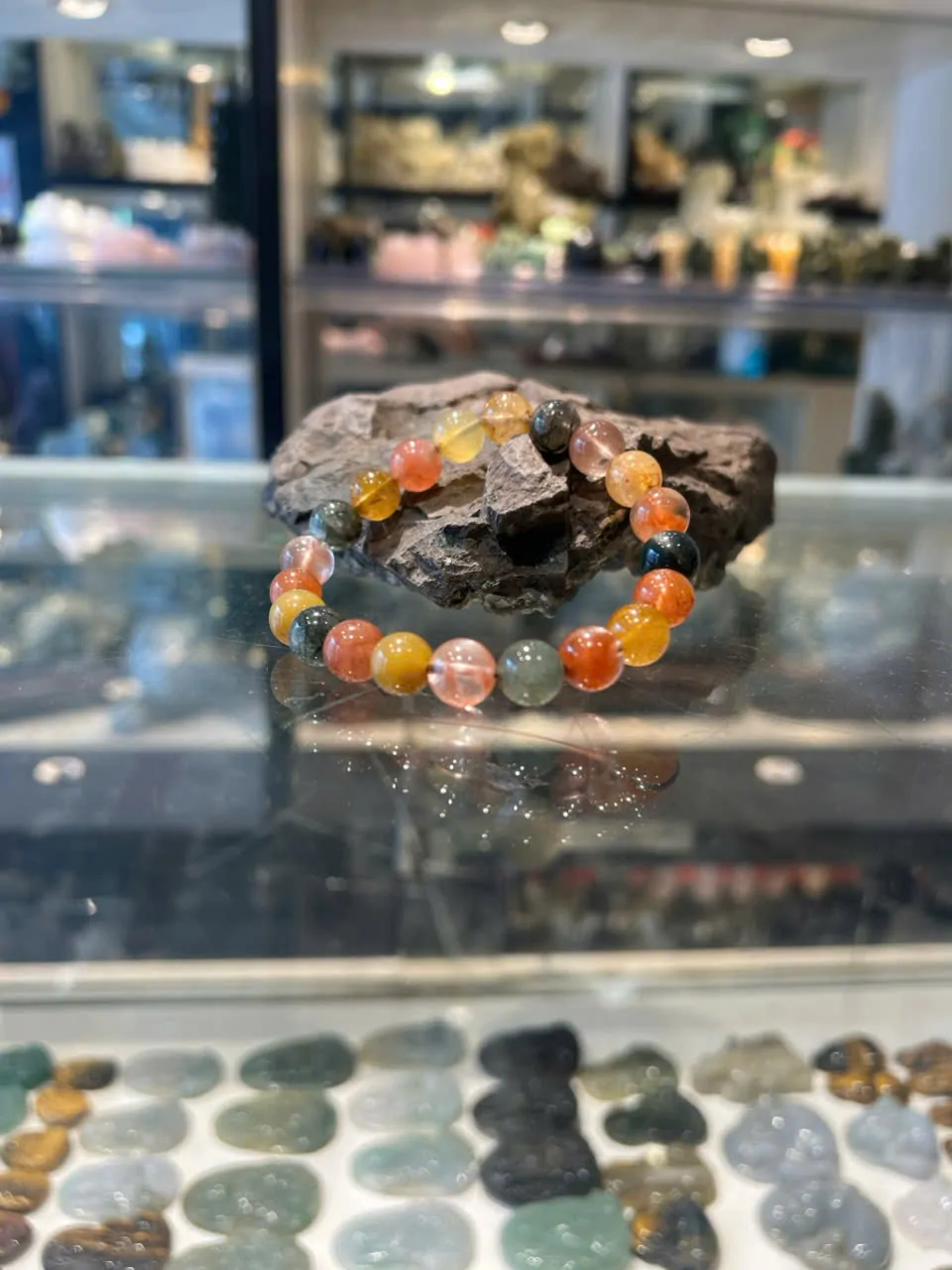 Chuỗi thạch anh tóc Phước - Lộc - Thọ (26,3g - 21bi) S6645-S4-2683