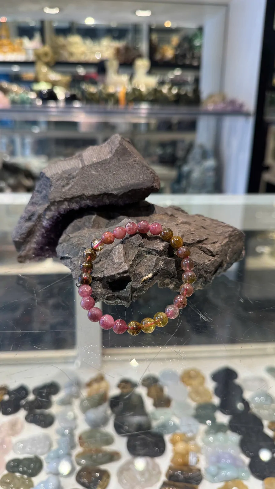 Chuỗi ruby hồng lục bảo A+++++++(13.9gr-25bi) S6768-S1-3976