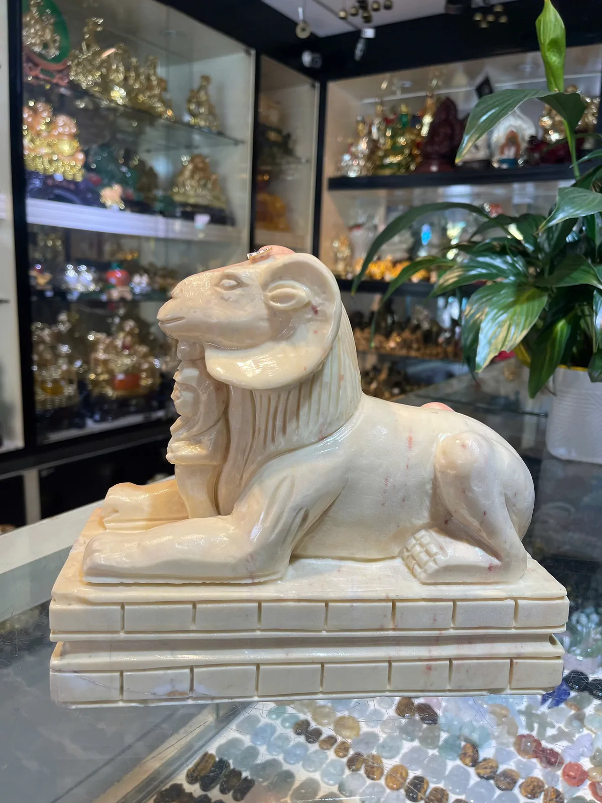 Dê pharaon Ai Cập Marble DL133