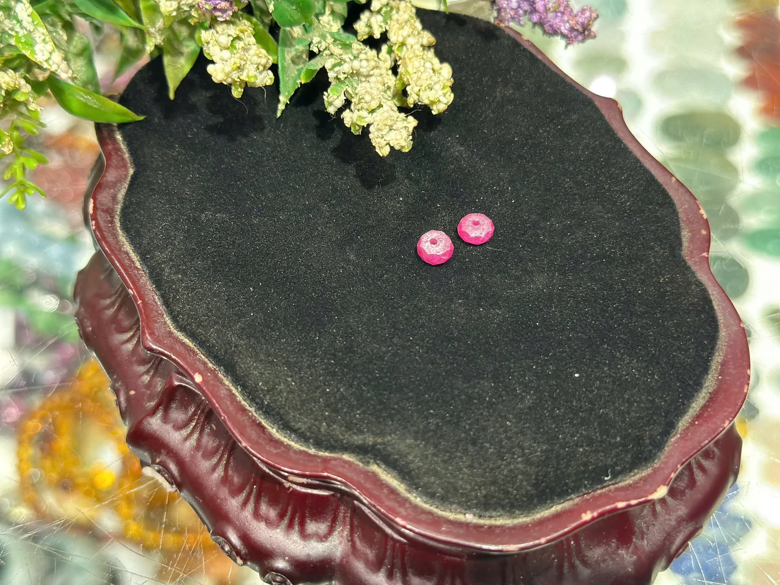 Hạt Ruby (hồng bảo hạt mài vát) S879-S4-297
