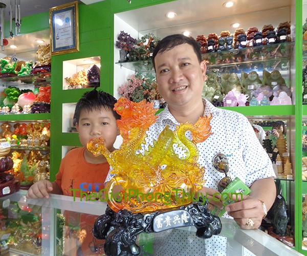 Anh Quang - Khách Hàng mua Rồng lưu ly trên hồ lô FG087A