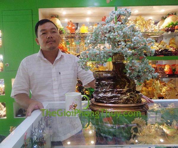 Anh Tùng - Khách Hàng mua Cây tài lộc phong thủy luân đông linh (lớn) FKC067, Cây tài lộc mã não FKC097, Kim nguyên bảo nhỏ FH468G và Voi đông linh nhỏ FH068