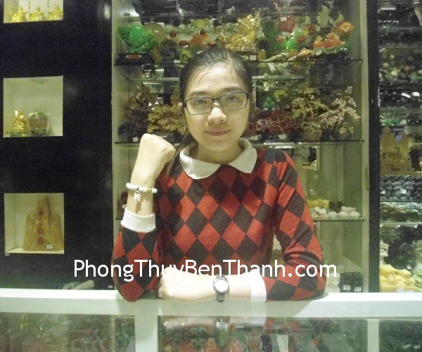 Chị Phúc - khách hàng mua chuỗi tỳ hưu Phỉ Thúy S5033