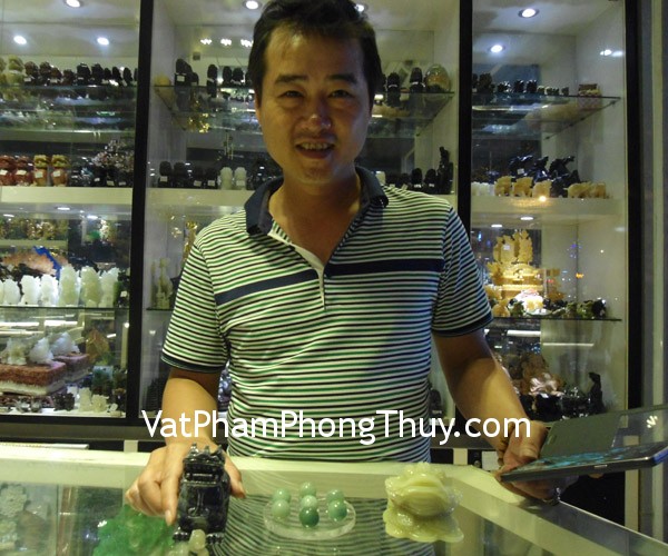 Anh Tuấn Anh - khách hàng mua tỳ hưu Bắc kinh đen , thiềm thừ tây tạng chuẩn và đĩa thất tinh đá ngọc Đông linh