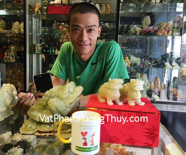 Anh Khương - Khách hàng mua Tỳ hưu bắc kinh xanh chuẩn BKX-S và Cóc cẩm thạch tây tạng CTT-S