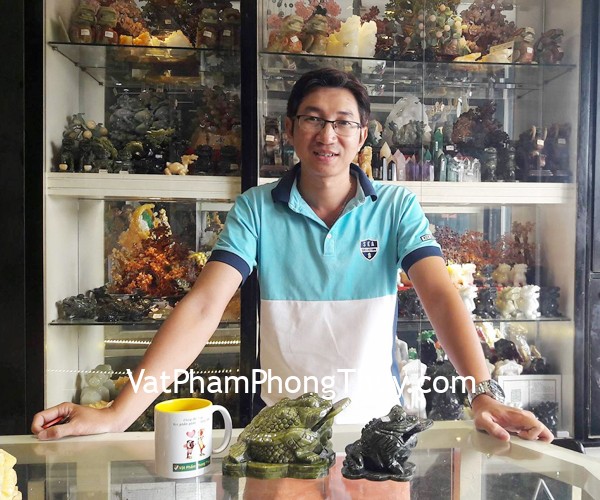 Anh Tiến - khách hàng mua Thiềm thừ Lam ngọc trung GM023, Thiềm thừ Lam ngọc nhỏ GM026