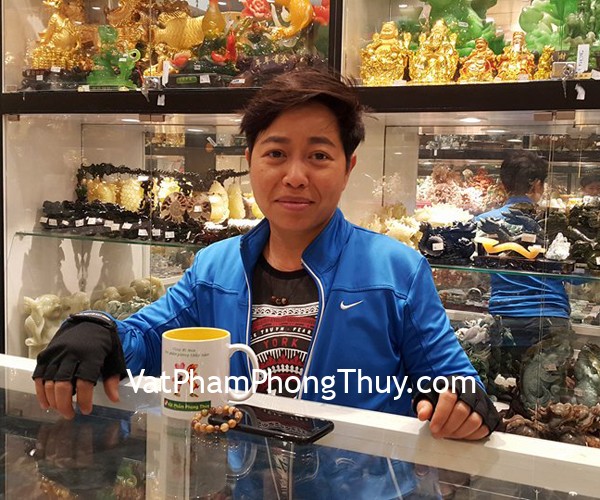 Chị Nhâm - khách hàng mua chuỗi thạch anh tóc đồng A+ S6662-4536