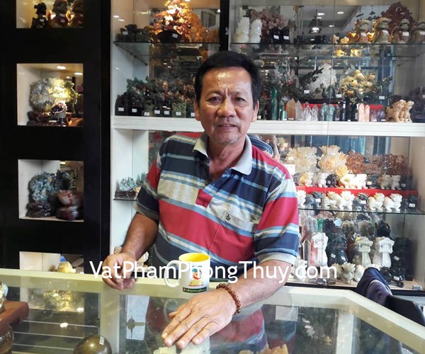 Chú Phát - khách hàng mua Chuỗi thạch anh tóc đỏ đồng S6747-S4-7779