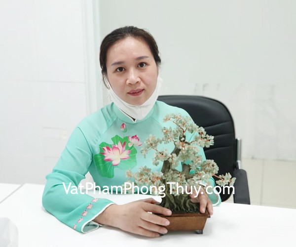 Chị Trang - khách hàng mua Cây tài lộc ngọc Đông linh KC116